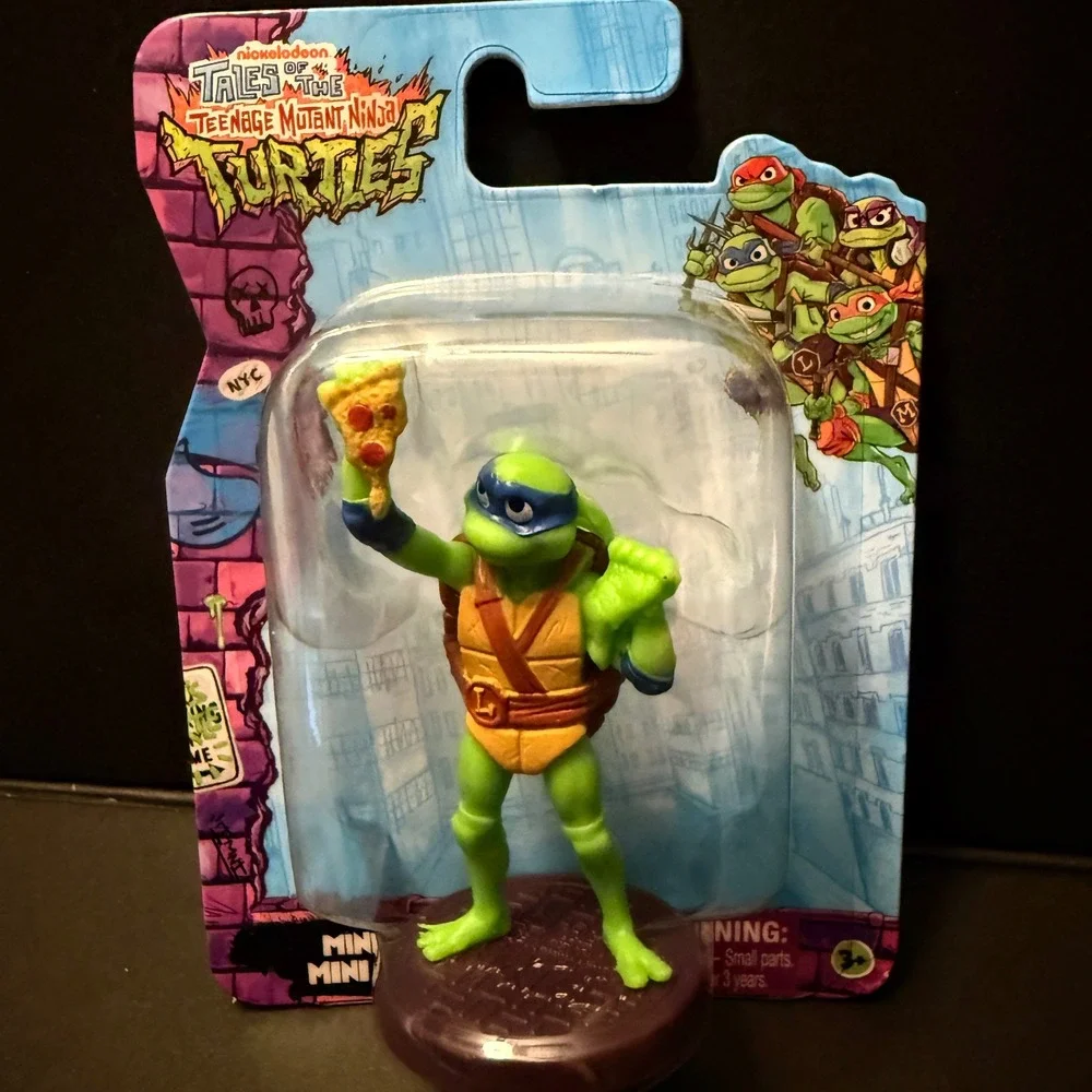 Legend Toys TMNT Mini Figure Set Kids OS Multicolor NEW 4 Pack Pizza Edition